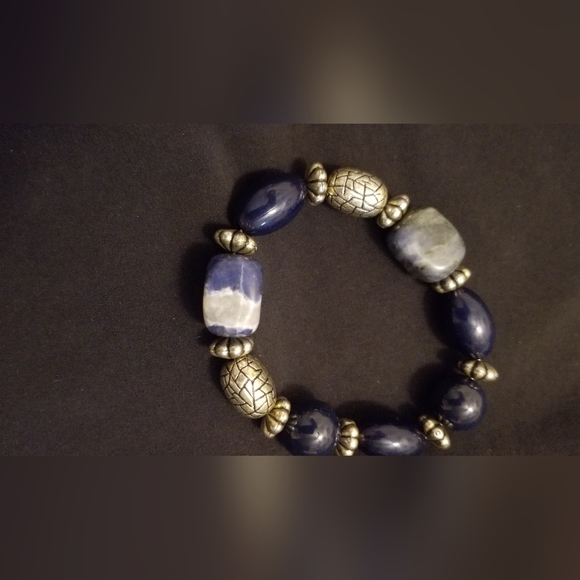 Bundle- Navy blue bracelet and summer skirt with top. Bundle style together. - Picture 2 of 3